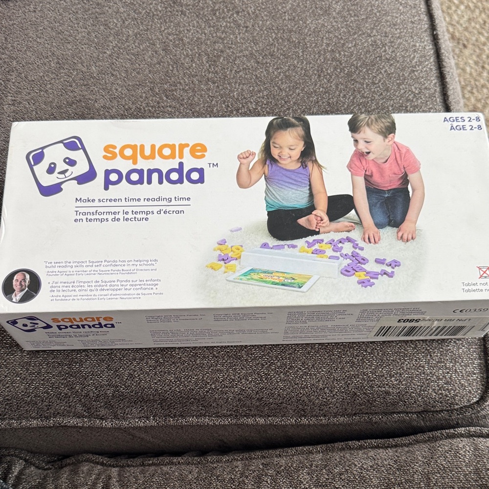 Interactive Learning Toy - White and Purple